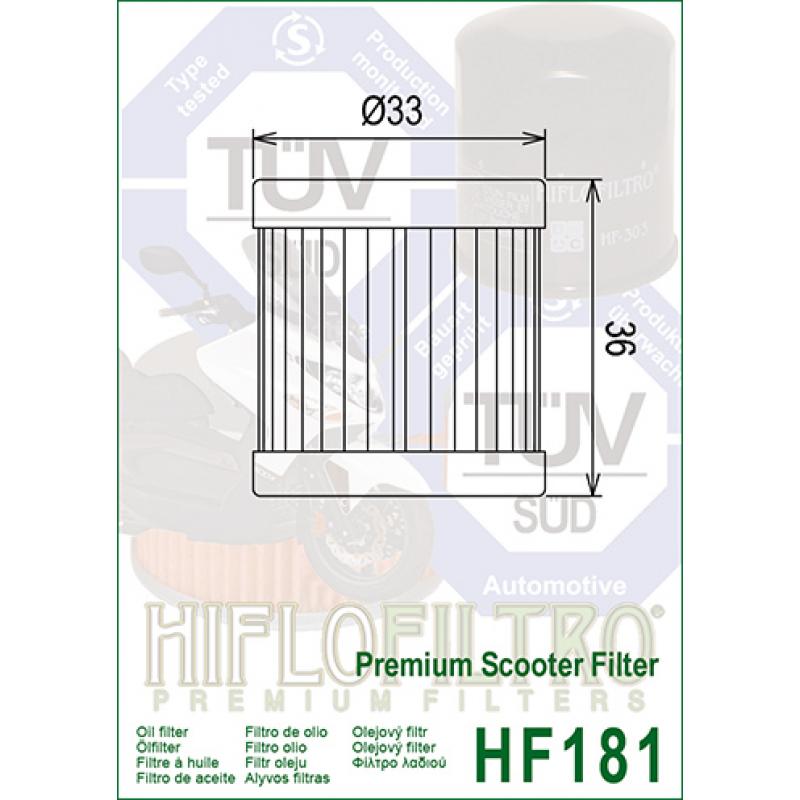 Фильтр масляный HIFLO HF181